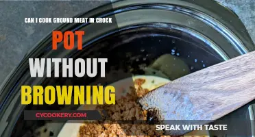 Crock Pot Ground Meat: Browning Before or After?