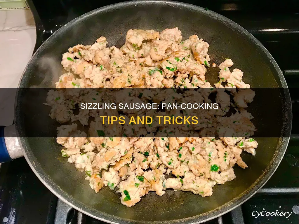 can I cook ground sausage in a sauce pan