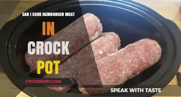 How to Cook Hamburger Meat in a Crock Pot