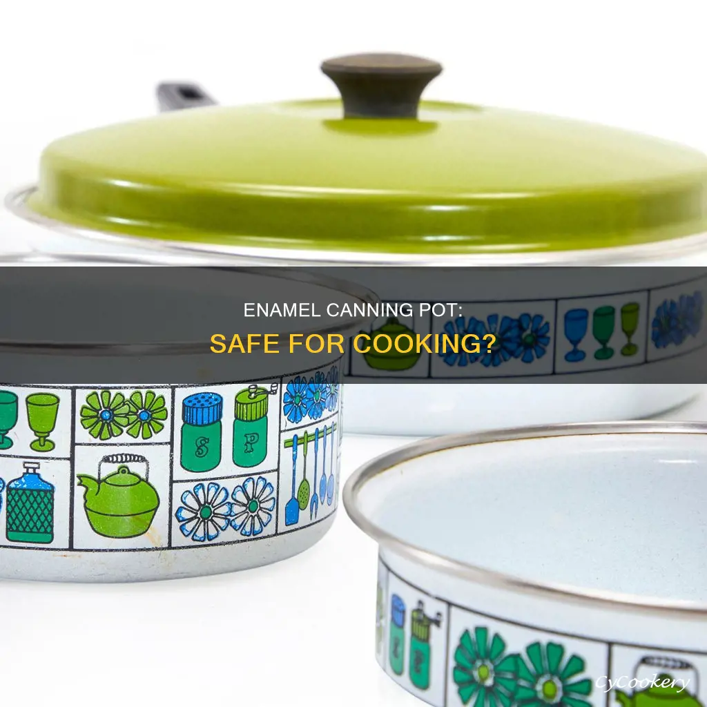 can I cook in my enamel canning pot