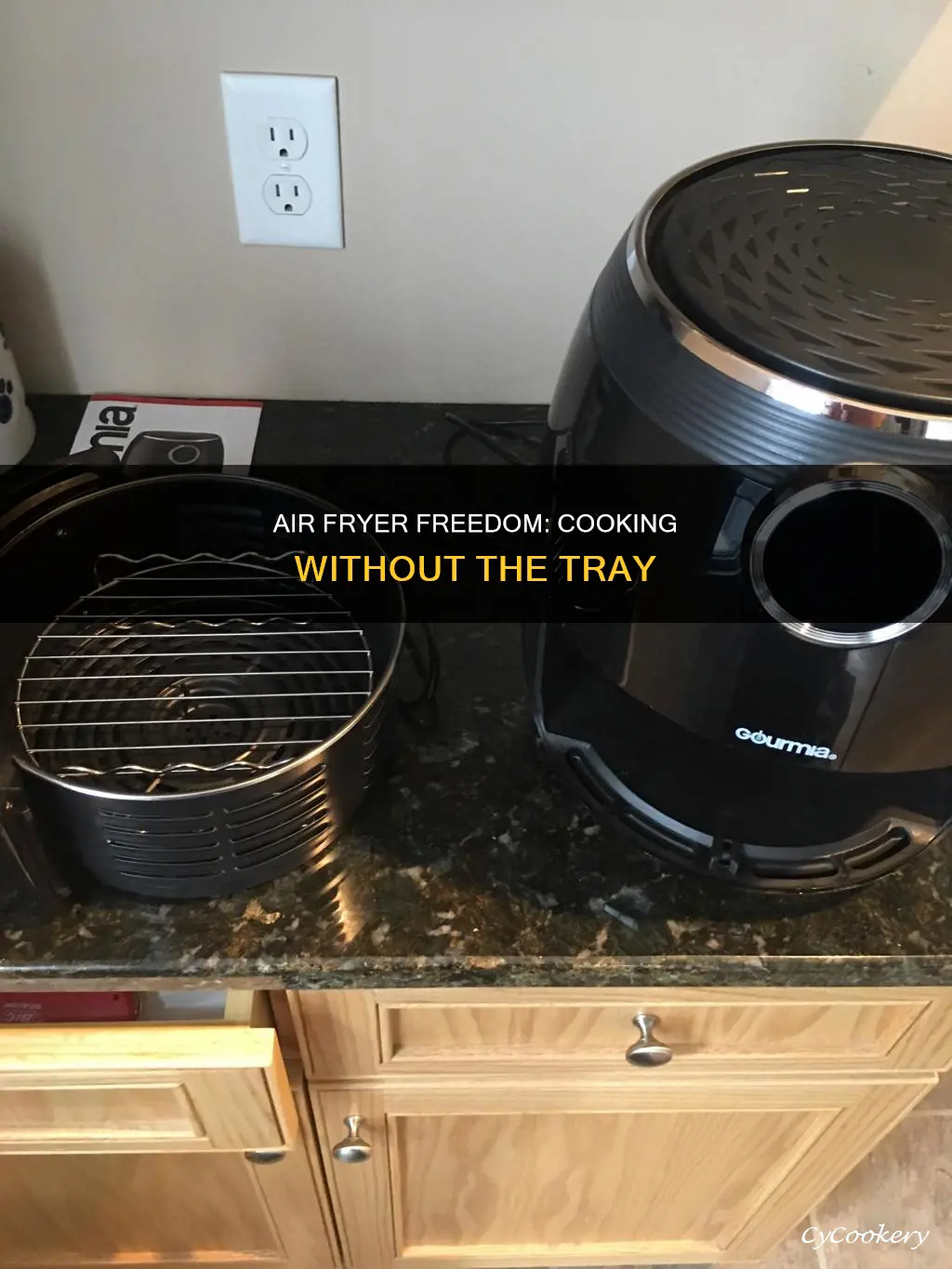 can i cook in the air fryer without the tray