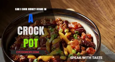 Crock Pot Kidney Beans: Yes, You Can!