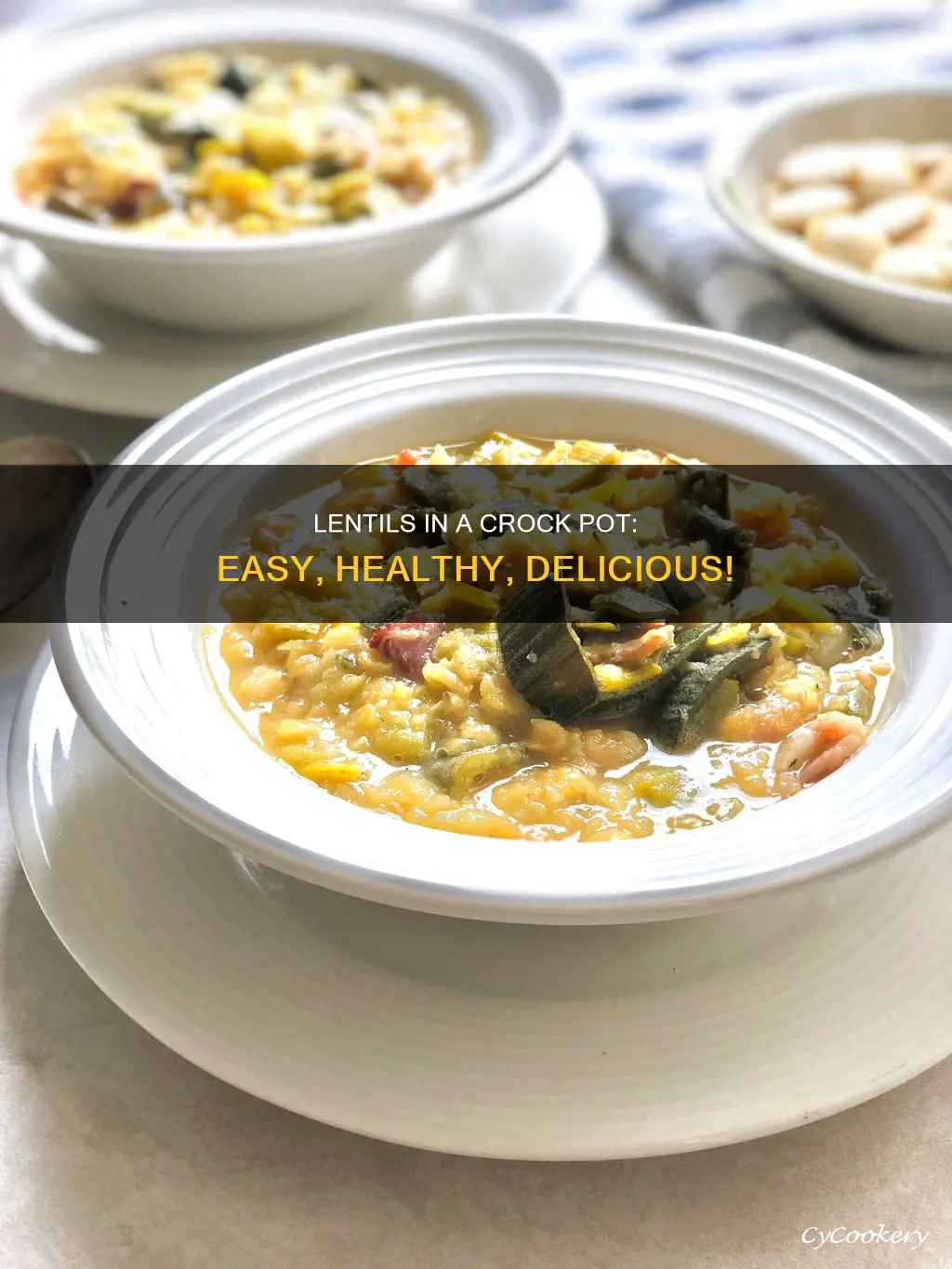 can I cook lentils in a crock pot
