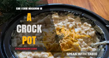 Macaroni in a Crock Pot: Is It Possible?
