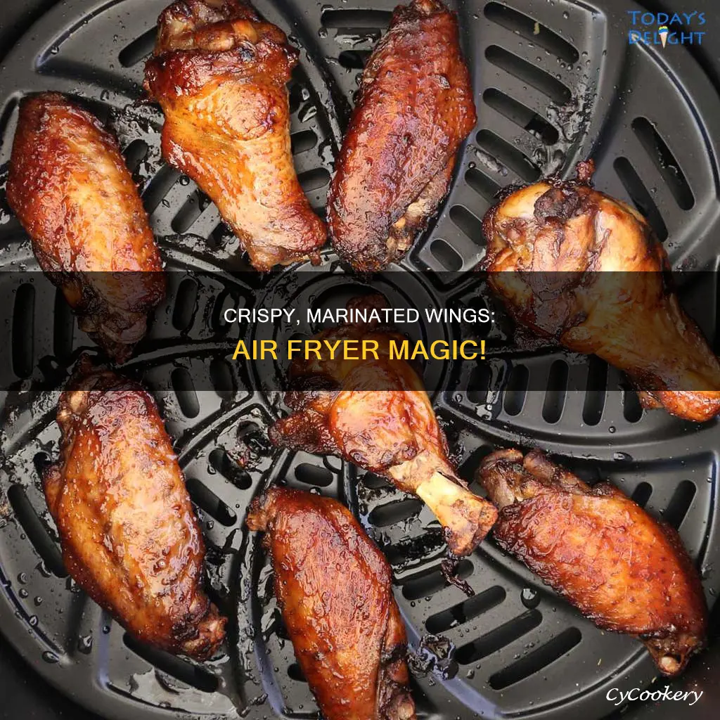 can i cook marinated wings in an air fryer