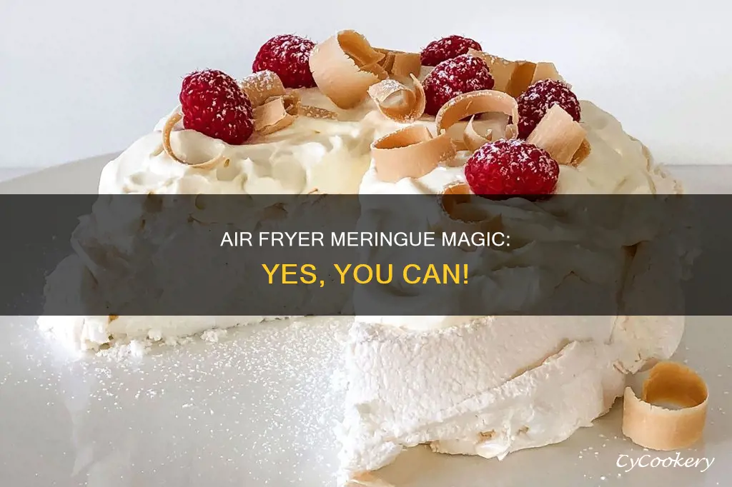 can i cook meringue in an air fryer