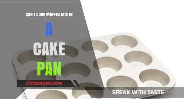 Muffin Mix Magic: Baking in a Cake Pan