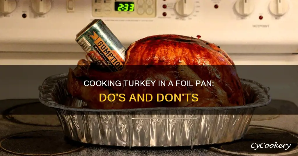 can I cook my turkey in a foil pan