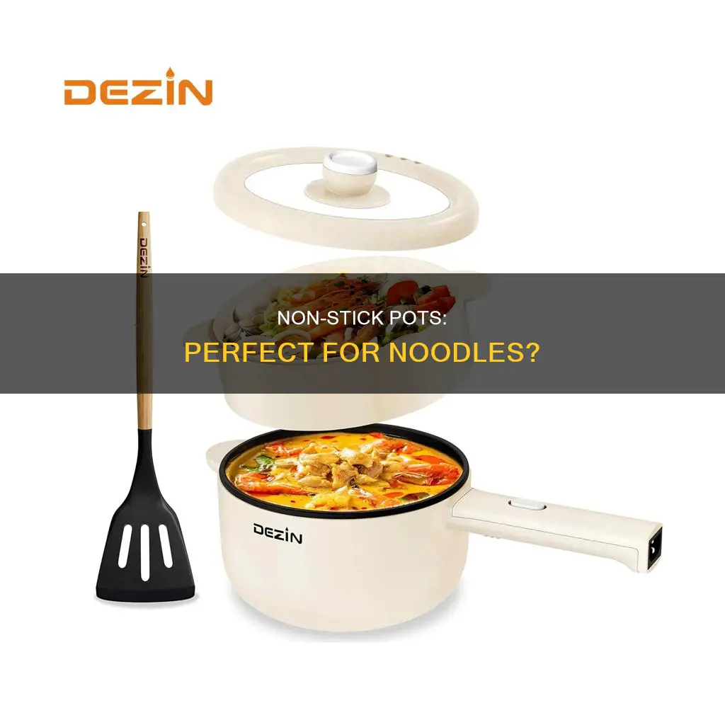 can I cook noodles in non stick pot