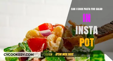 Cooking Pasta for Salad: Instant Pot Magic