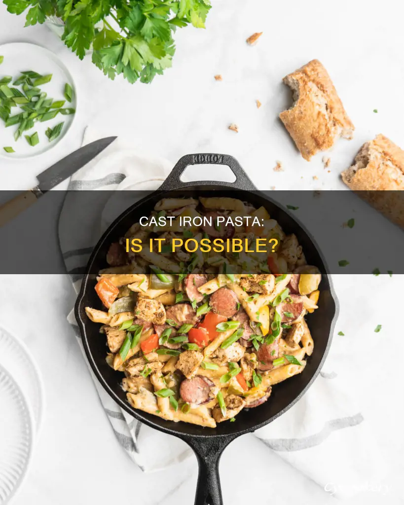 can I cook pasta in a cast iron pot