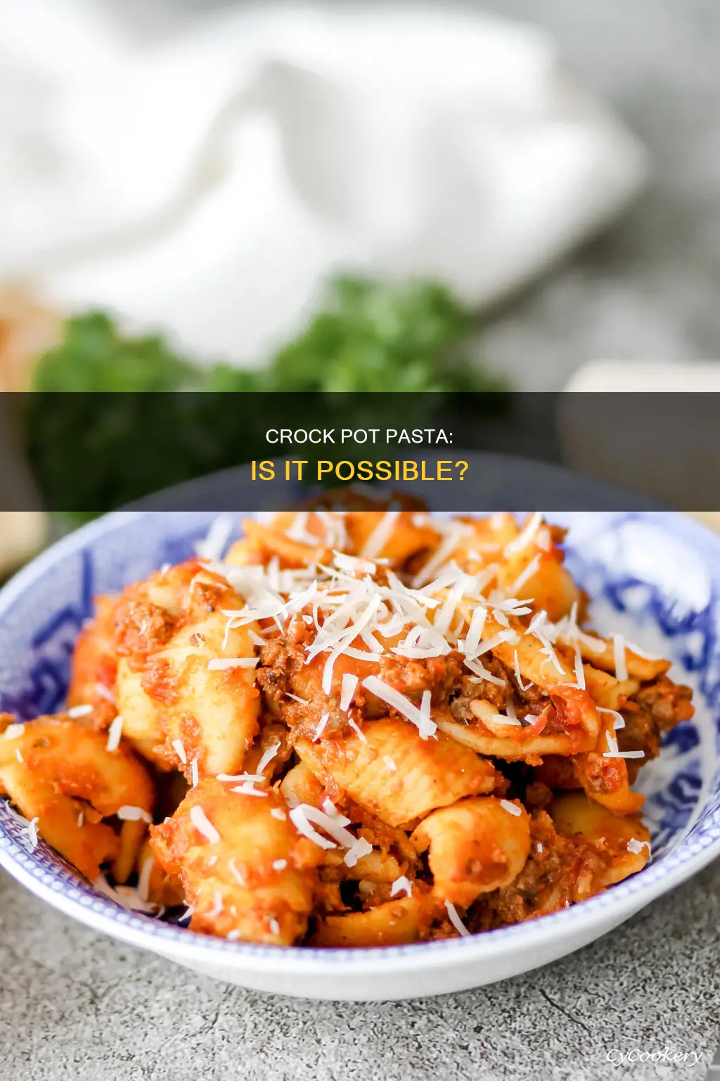 can I cook pasta in my crock pot