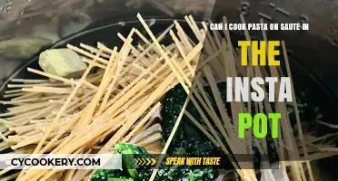 How to Sauté Pasta in Your Insta Pot