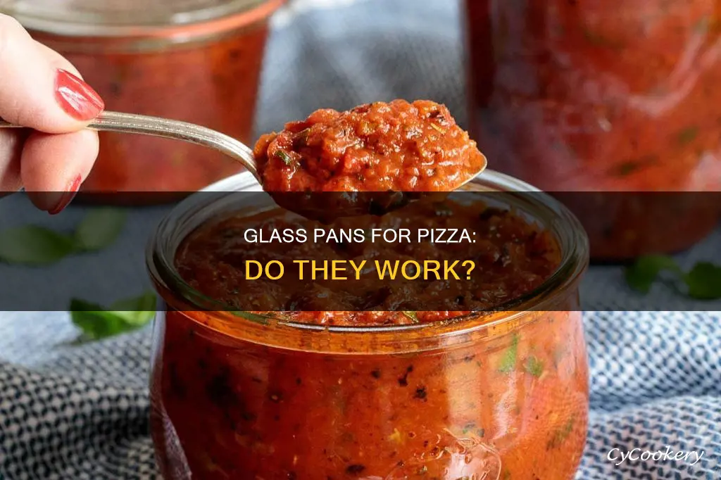can I cook pizza in a glass pan