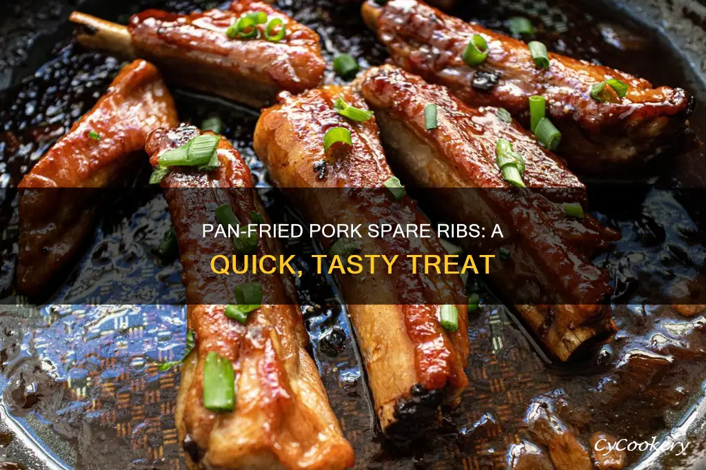 can I cook pork spare ribs in a pan