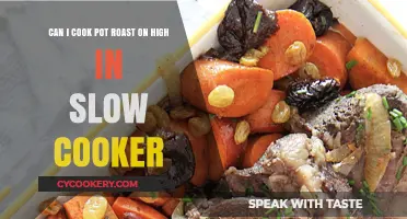 Slow Cooker Pot Roast: High Setting, Great Results