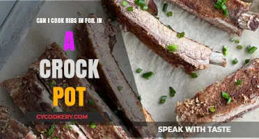 Cooking Ribs: Crock Pot and Foil Method