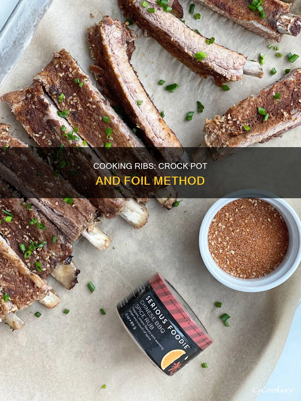 can I cook ribs in foil in a crock pot