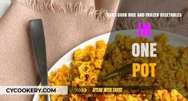 Cooking Rice and Frozen Veggies: One Pot Wonder?