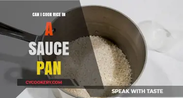 Cooking Rice in a Saucepan: Is it Possible?