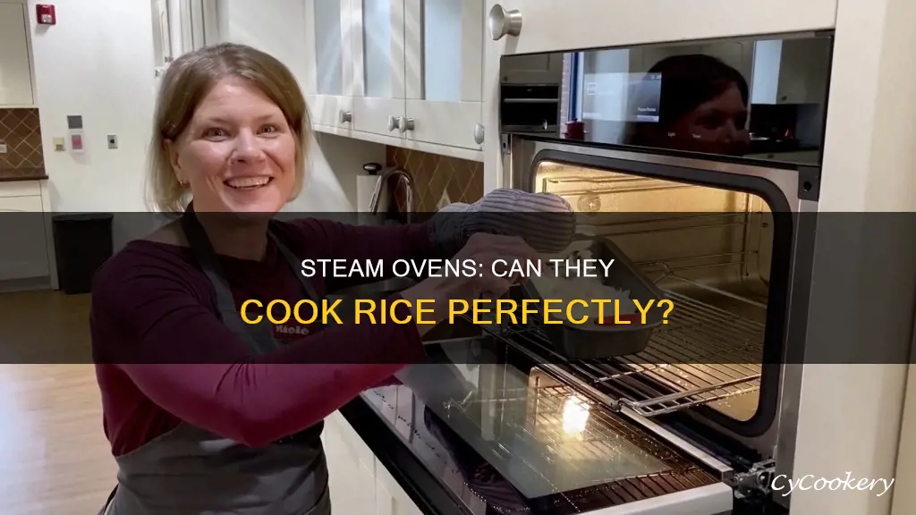 can i cook rice in a steam oven