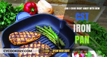 New Cast Iron Pan: Cooking Right Away?