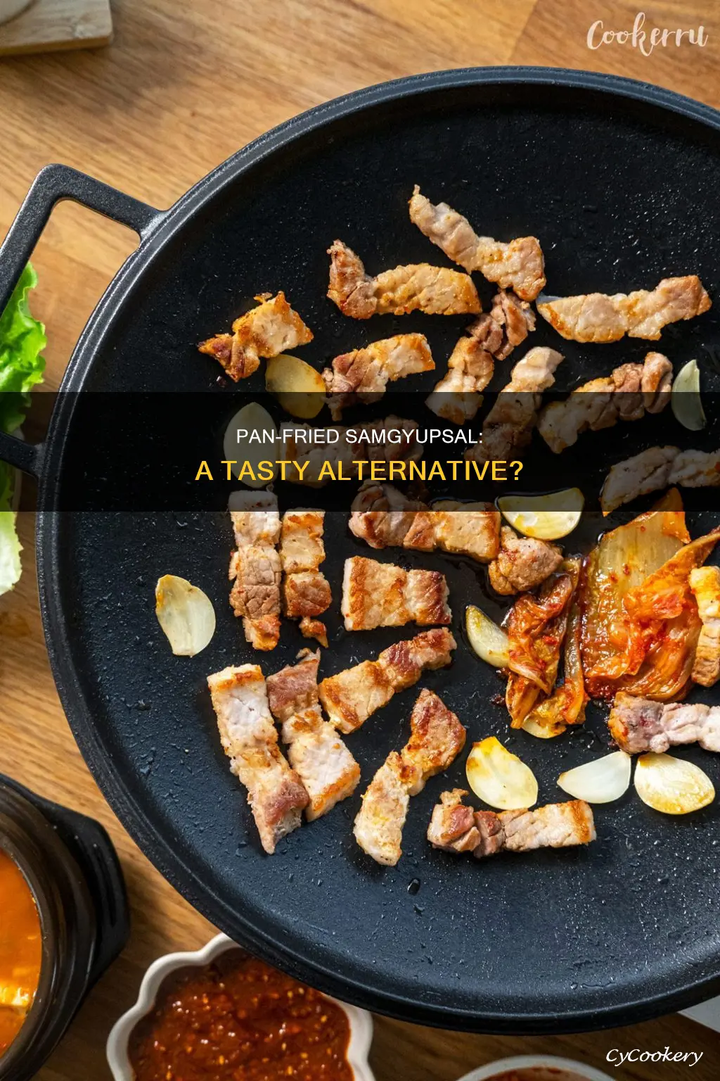 can I cook samgyupsal in a pan