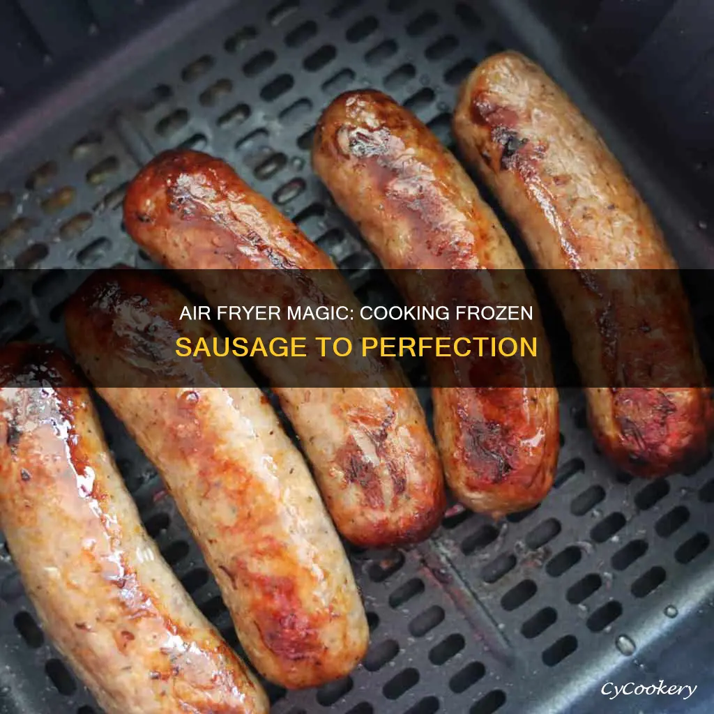 can i cook sausage from frozen in air fryer