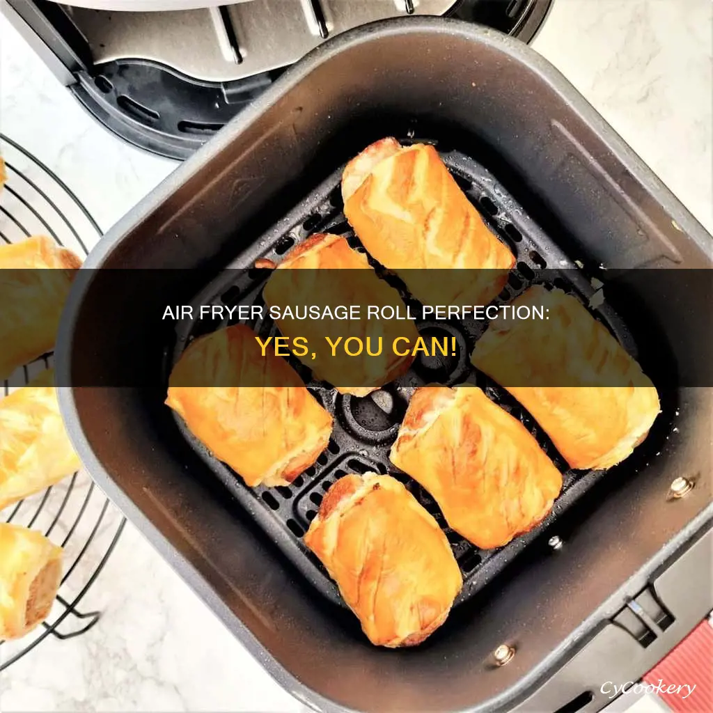 can i cook sausage rolls in an air fryer