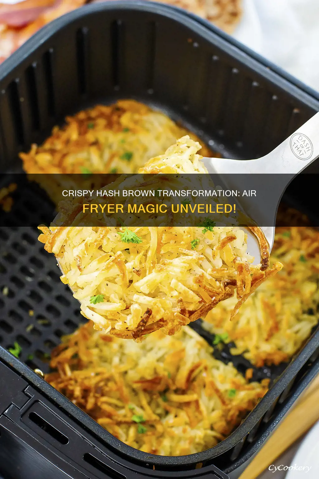 can i cook shredded hash browns in the air fryer