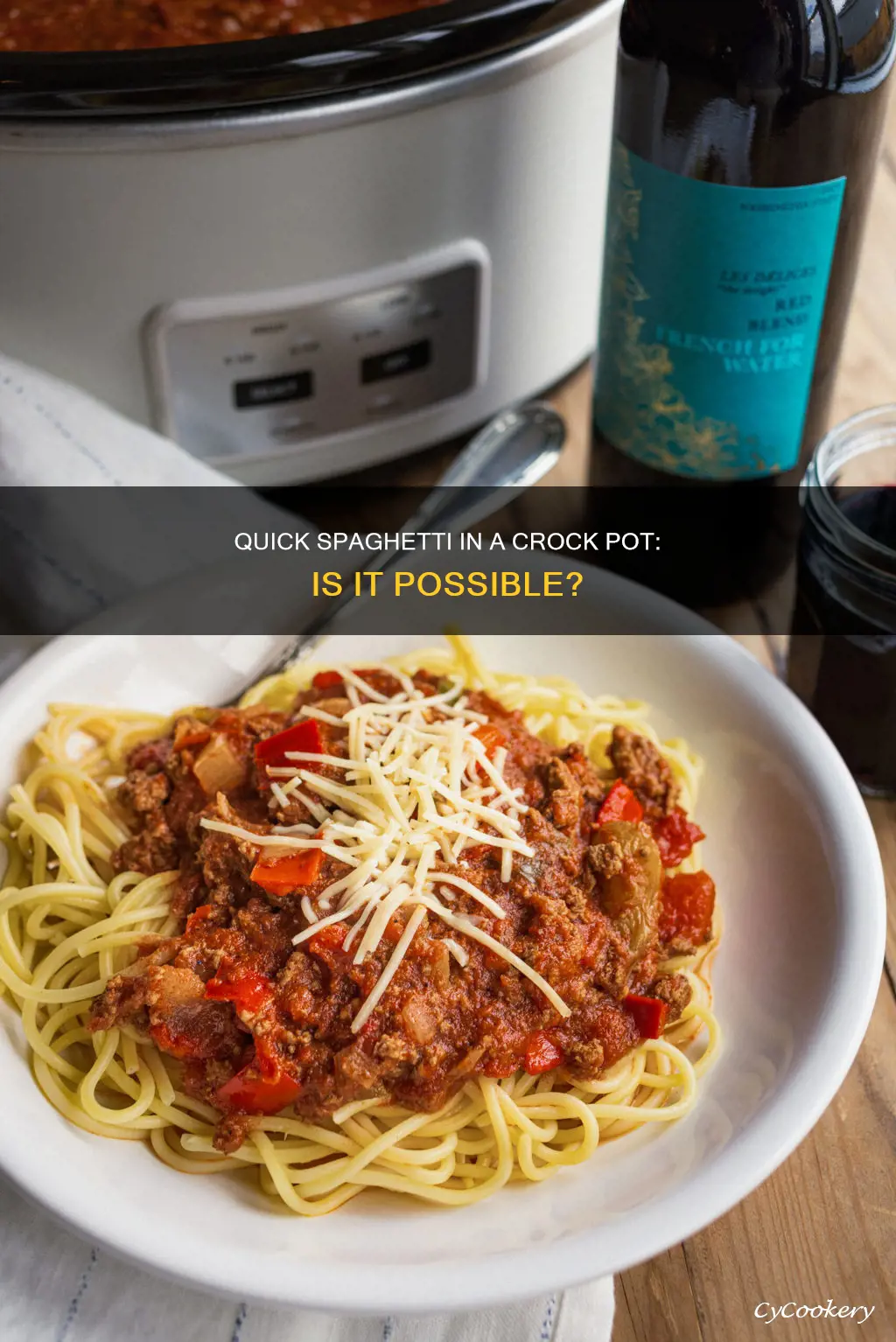 can I cook spaghetti in a crock pot fast