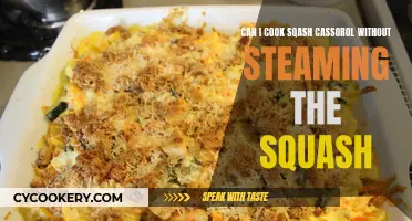 Steam-Free Squash Casserole: A Tasty Possibility?