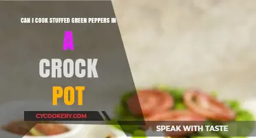 Crock Pot Cooking: Stuffed Green Peppers Perfection