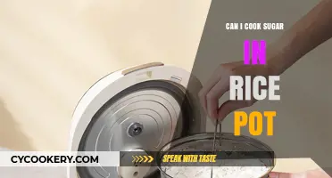 Cooking Sugar in a Rice Pot: Is It Possible?