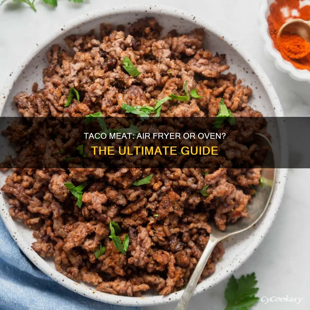 can i cook taco meat in an air fryer