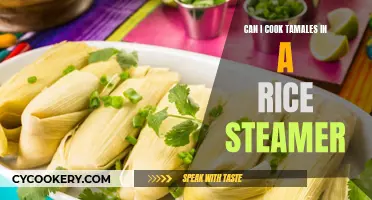 Cooking Tamales: Rice Steamer Method