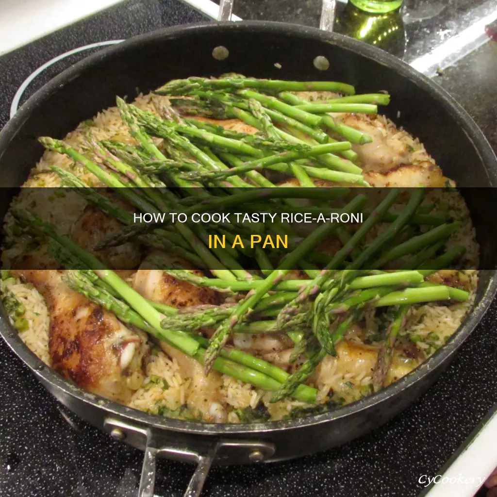 can I cook toce a roni woth a pan
