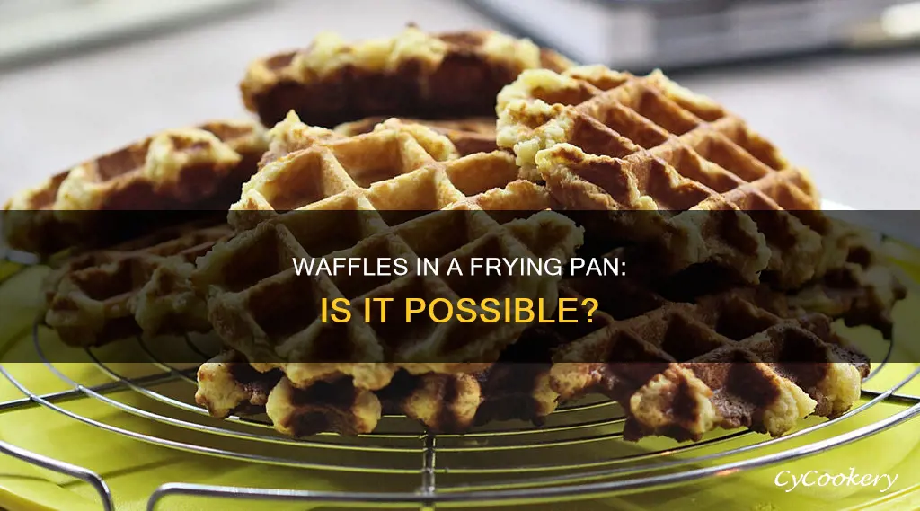 can I cook waffles in a frying pan