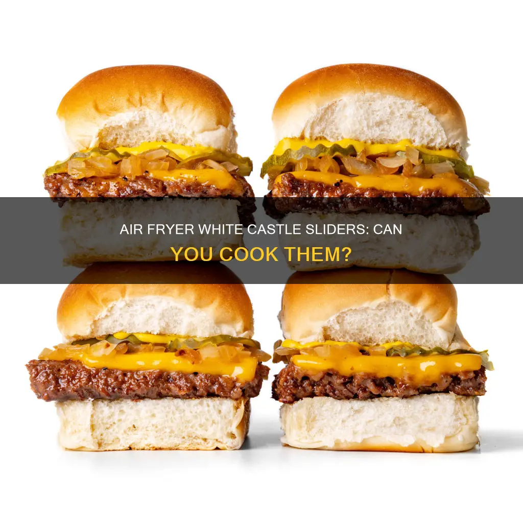 can i cook white castle sliders in the air fryer