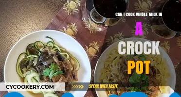 Cooking Whole Milk in a Crock Pot: Safe or Not?