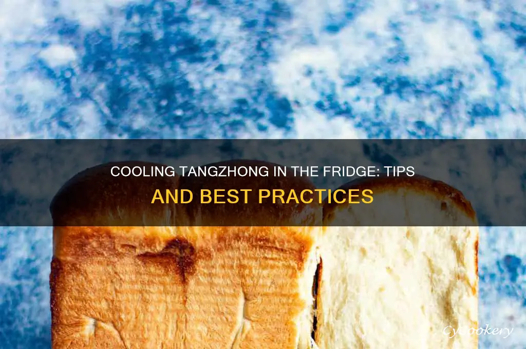 can i cool my tangzhong in the refrigerator