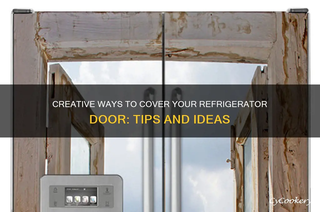 can i cover a refrigerator door