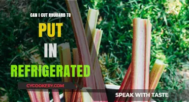 Storing Rhubarb: Can You Cut and Refrigerate It?