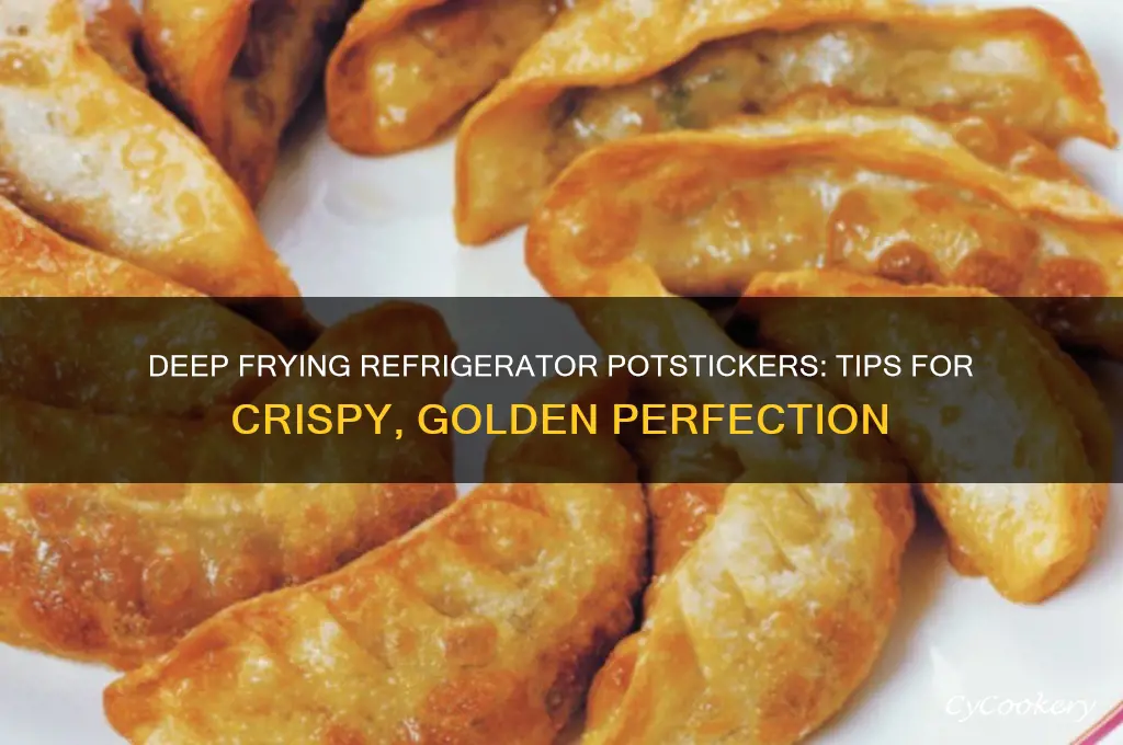 can i deep fry refrigerator potstickers