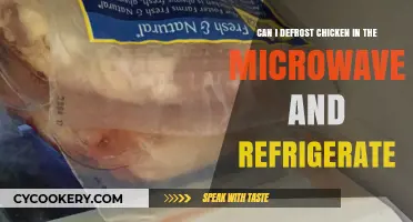 Microwave Defrosting Chicken: Safe Refrigeration Tips for Fresh Meals