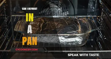 Defrosting in a Pan: Quick and Safe?