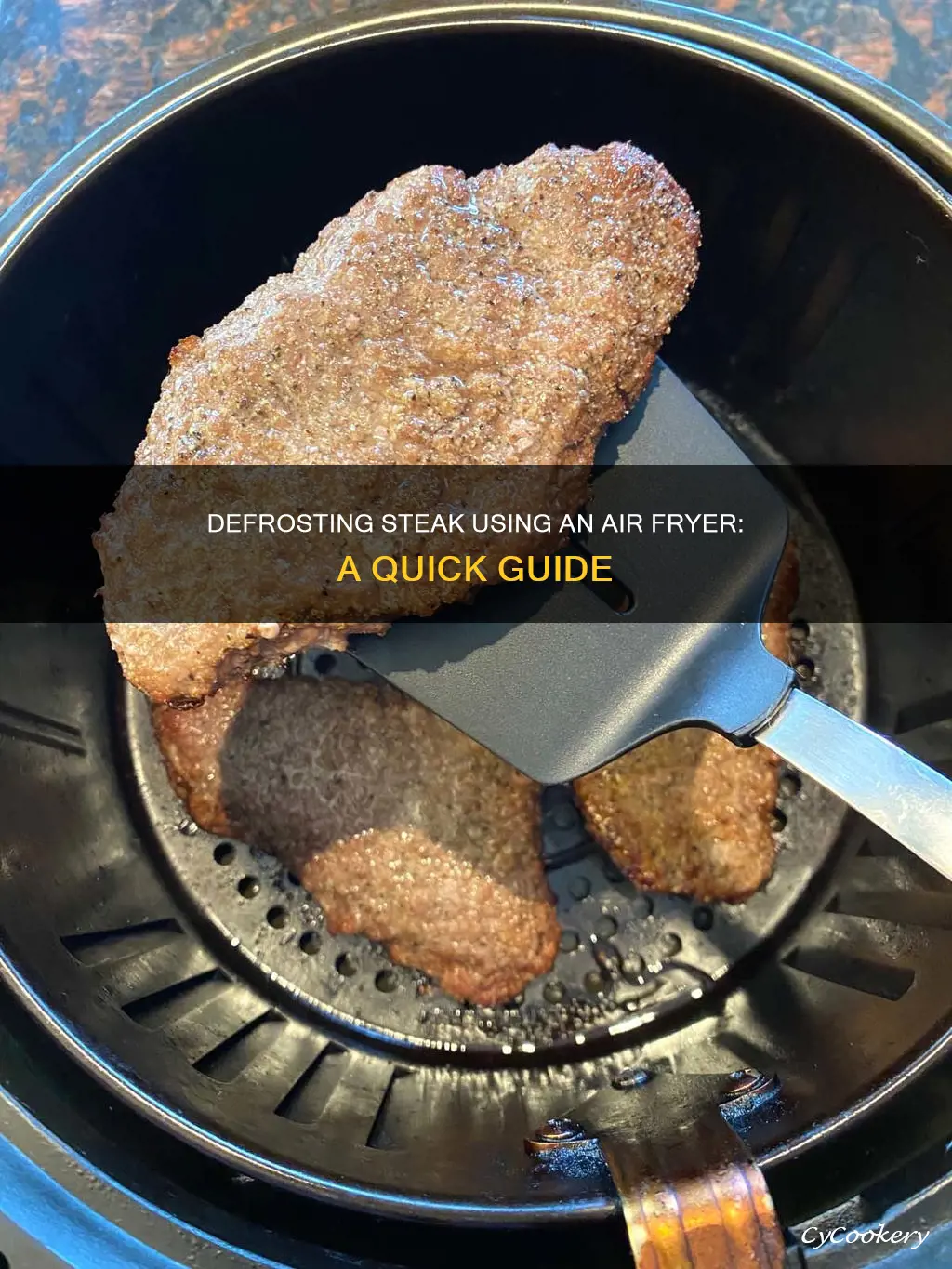 can i defrost steak in air fryer