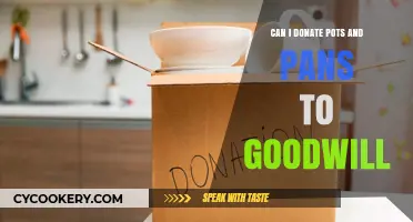 Donating Pots and Pans: What Goodwill Accepts