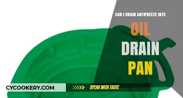 Antifreeze Draining: Oil Pan Safety