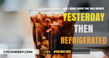 Refrigerated Coffee: Safe and Tasty to Drink the Next Day?